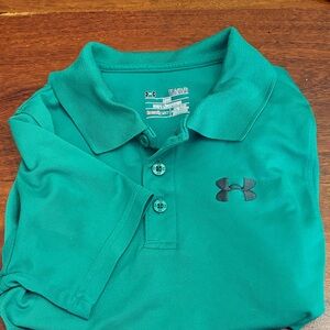 Under Armour Kids Green Polo Shirt